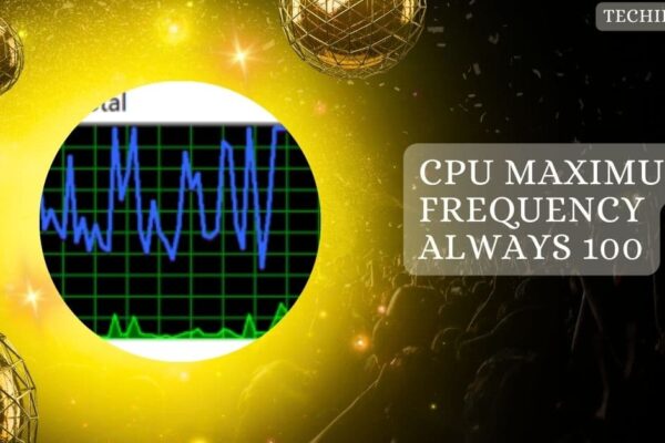 CPU Maximum Frequency Always 100