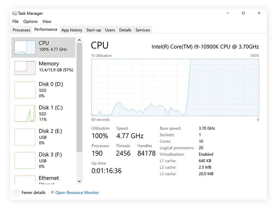 Is it normal for my CPU to run at high GHz all the time?