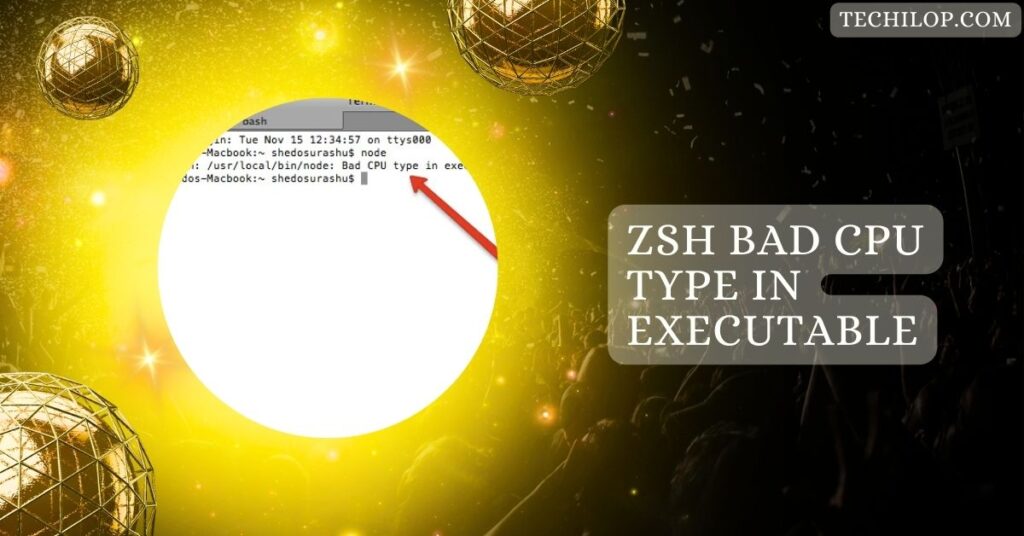 Zsh Bad CPU Type In Executable