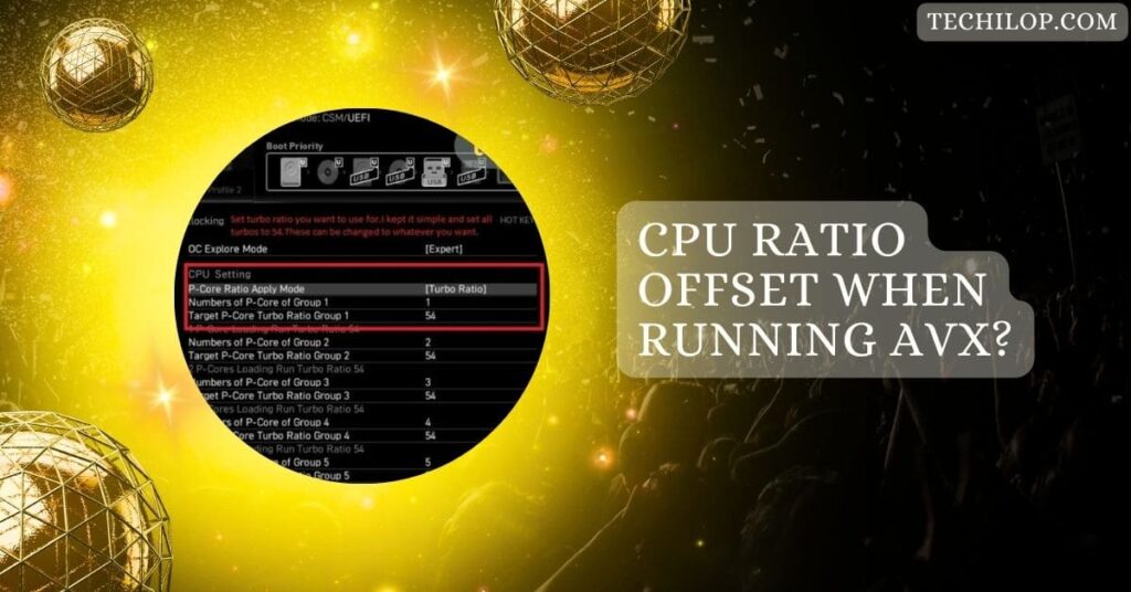 CPU Ratio Offset When Running AVX?